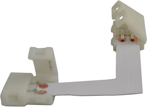 Solight rectangular connector for LED strips, 8mm plug-in connector on both sides, 1pc, - Connector - Main image