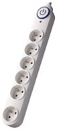 Solight surge protector, 150J, 6 sockets, 5m, white - Surge Protector 