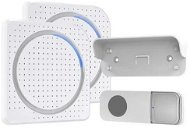 Solight 2x Wireless Doorbell, In-Socket, 200m, White, Learning Code - Doorbell