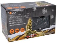 Solight LED-füzér, 60 LED-es - meleg fehér - Karácsonyi világítás