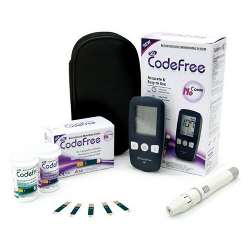 SD CODEFREE vércukorszintmérő + 50 csík - Szett - Fő fotó