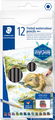 STAEDTLER Design Journey akvarelové, 12 barev