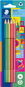 STAEDTLER Noris 118 Happy, HB, trojúhelníková - balení 4 ks - Tužka