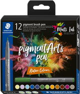 STAEDTLER 371 Brush marker Nature, 12 barev - Fixy