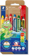 STAEDTLER Noris junior jumbo 3 in 1 - 5 colours with pencil and pencil sharpener - Coloured Pencils