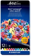 STAEDTLER Mars Lumograph watercolour 12 colours - Coloured Pencils