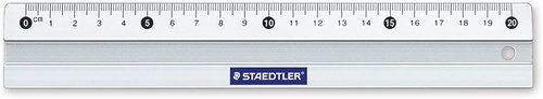 STAEDTLER Aluminium, 20 cm - Lineal - Hauptbild