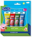 STAEDTLER Noris Junior Peppa Pig, 75 ml x 4 barvy