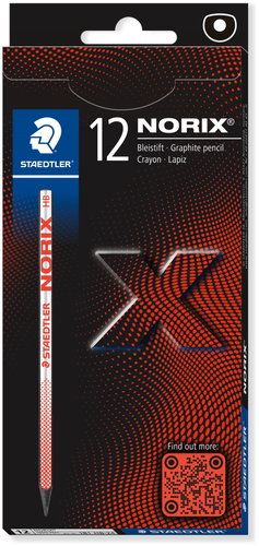 STAEDTLER Norix 181, HB, červená - balení 12 ks - Ceruza - Fő fotó