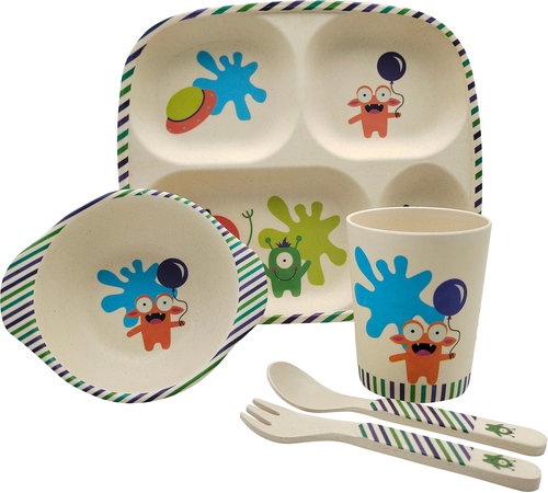 Dutio Bamboo K11206/4 - Children's Dining Set - Main image