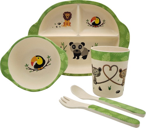 Dutio Bamboo K11204/400 - Children's Dining Set - Main image