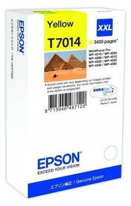 EPSON T7014 Yellow XXL Main image EPSON T7014 Yellow XXL - Cartridge - Main image