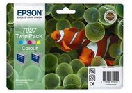 Epson T027 Twin pack black - Cartridge