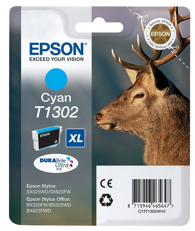 Epson T1302 ciánkék