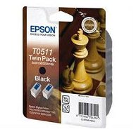 Epson T0511 Twin pack Black - Cartridge