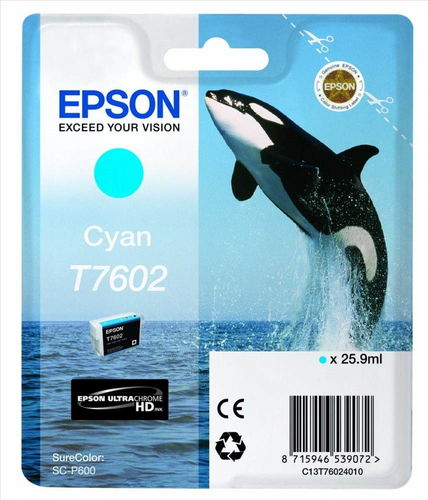 Epson T7602 azurová - Cartridge - Hlavní obrázek
