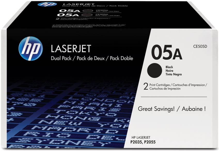 HP CE505D sz. 05A Dual Pack fekete