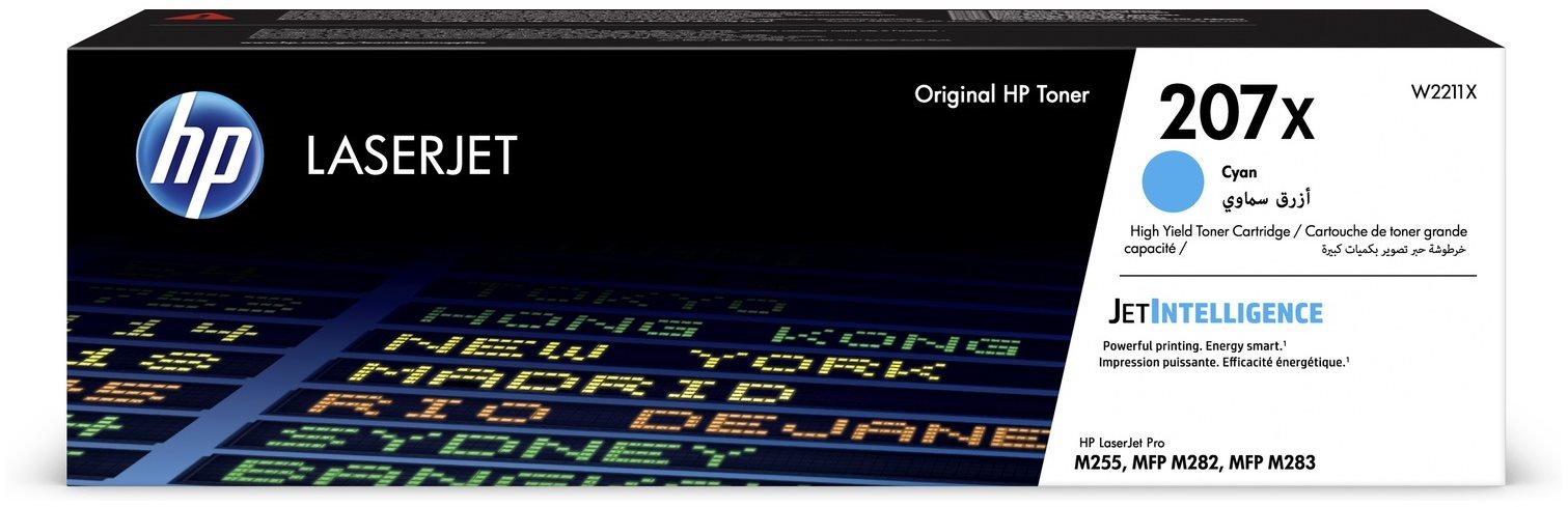 HP W2211X No. 207X eredeti azúrkék