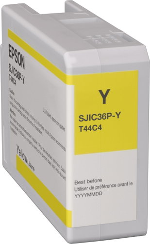 Epson Ink cartridge for C6500/C6000 (Yellow) Main image Epson Ink cartridge for C6500/C6000 (Yellow) - Cartridge - Main image