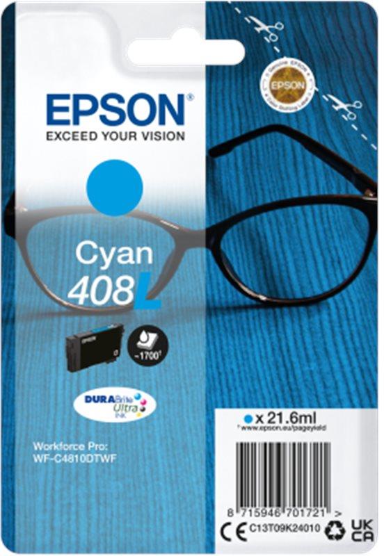 Epson 408L DURABrite Ultra Ink Cyan