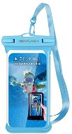 Seaflash vodoodolné TPU puzdro pre smartfóny do 6,5“ modré - Puzdro na mobil