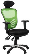 Otočná stolička HG-0001H ZELENÁ - Kancelárska stolička