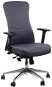 Swivel chair with extended seat KENTON / ALU / GREY - Office Chair