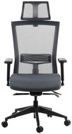Swivel chair with pull-out seat HOPE Grey with self-locking mechanism - Office Chair