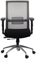 Swivel chair with extended seat RIVERTON M/L/AL, various colours, black-grey - Office Chair