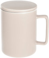 Secret de Gourmet, Tea mug with strainer and lid NATURE, 400 ml, Cream - Mug