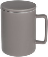 Secret de Gourmet, Tea mug with strainer and lid NATURE, 400 ml, Taupe - Mug