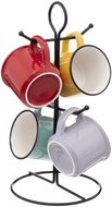 Secret de Gourmet, Mugs on stand HAPPY POP, porcelain, 140 ml - Mug