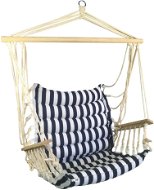 SEDCO Závěsné křeslo Strips/color s opěrkami černobílá - Hanging Chair