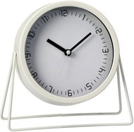 Segnale Kovové stolní hodiny Stilla bílé, průměr 19 cm - Table Clock