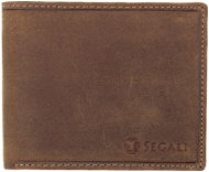 SEGALI Pánská peněženka kožená 1059 hnědá - Peňaženka