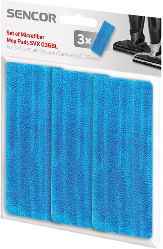 SENCOR SVX 036BL Mop Set for SVC 074x Main image SENCOR SVX 036BL Mop Set for SVC 074x - Vacuum Cleaner Accessory - Main image
