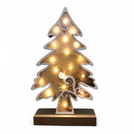 Senzanakupy Christmas wooden LED decoration - Christmas tree 33 cm - Christmas Lights