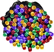 Indoor Christmas chain 10 m 100 LED battery operated, coloured - Light Chain