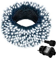 Outdoor Christmas pendant 2,5 m 105 led, cold white, timer, connectable - Light Chain