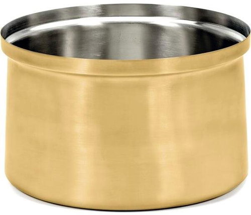 SERAX XL Nádoba na led z kartáčované oceli 29 cm, PVD zlatá - Ice Bucket - Main image
