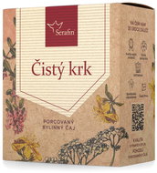 Serafin Clean throat herbal tea 15 × 25 g suitable for angina - Tea