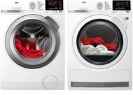 AEG ProSense L6FBG68SC + AEG AbsoluteCare® T8DBG48WC - Washer Dryer Set