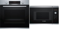 BOSCH HBA5740S0 + BOSCH BFL523MS0 - Built-in Oven & Microwave Set