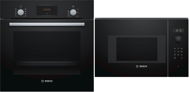 BOSCH HBF153EB0 + BOSCH BFL524MB0 - Built-in Oven & Microwave Set