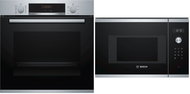 BOSCH HBA5740S0 + BOSCH BFL524MS0 - Built-in Oven & Microwave Set