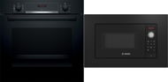 BOSCH HRA534EB0 + BOSCH BFL623MB3 - Built-in Oven & Microwave Set