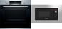 BOSCH HRA574BS0 + BOSCH BFL623MS3 - Built-in Oven & Microwave Set