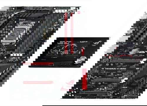 ASUS MAXIMUS HERO VI + ASUS ROG Front Base Main image ASUS MAXIMUS HERO VI + ASUS ROG Front Base - Motherboard - Main image