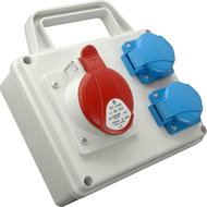 SEZ-CZ Mini-socket switchgear Praktik, IP 54, 1 × 3243, 2 × 230 V - Socket