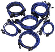 Super kvetinový rukáv kábel Kit Pro - čierna / modrá - Sada napájacích káblov